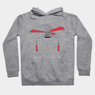 Hat Helicopter cartoon Hoodie